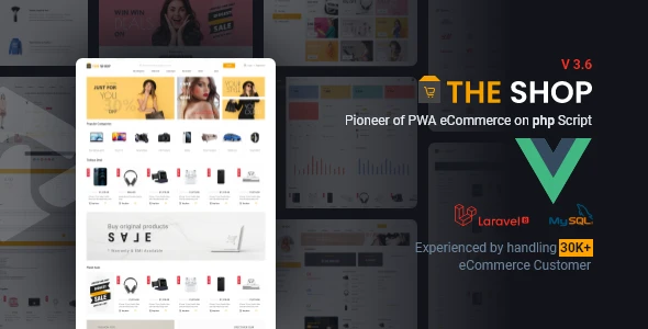The Shop – PWA eCommerce CMS
