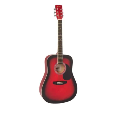 JHS Encore Dreadnought Guitar Outfit - Redburst