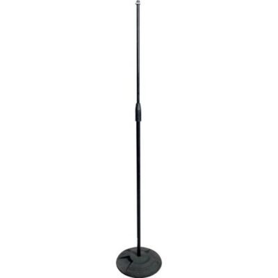 Proel Professional Straight Microphone Stand with Anti-Vibration Rubber Ring - OST110BK