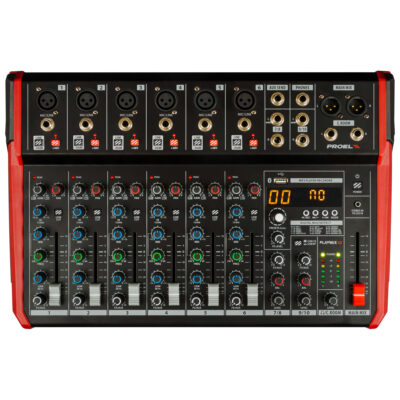 Proel Compact 10-Channel Mixer with DSP and USB/Bluetooth Interface