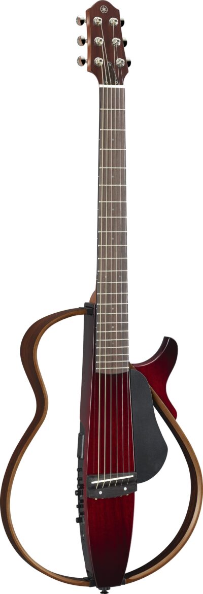 غيتار ياماها الصامت ذو الأوتار الفولاذية - Crimson Red Burst - SLG200S CRB