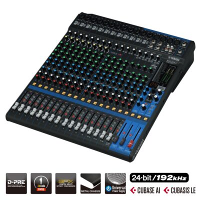 Yamaha 20-Channel Analog Mixer With SPX Effects - MG20XU