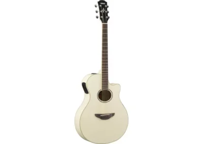 Yamaha Electic Acoustic Guitar - Vintage White  - APX600 VW